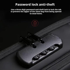 Men’s Sleek Anti-Theft Crossbody Sling Bag