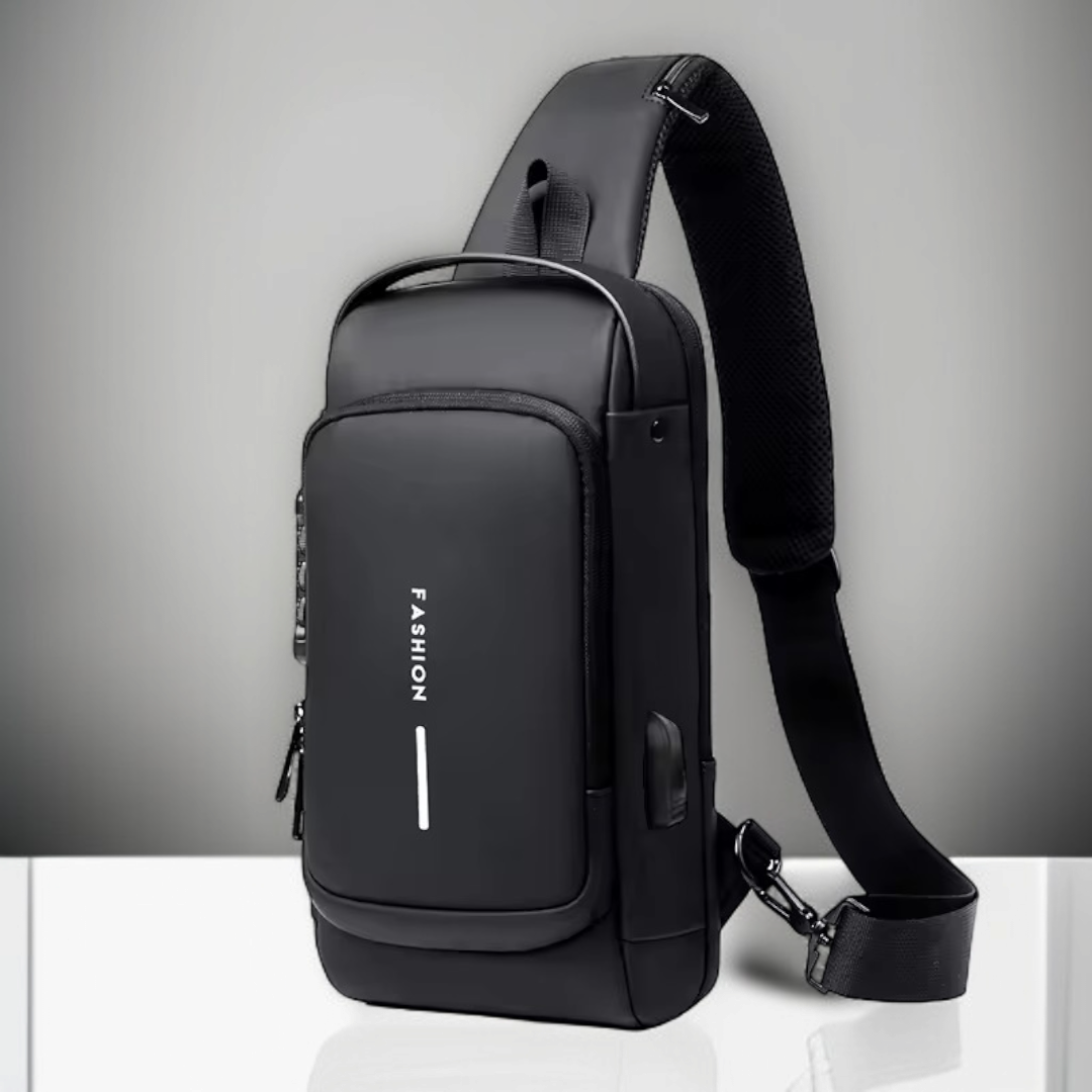 Men’s Sleek Anti-Theft Crossbody Sling Bag