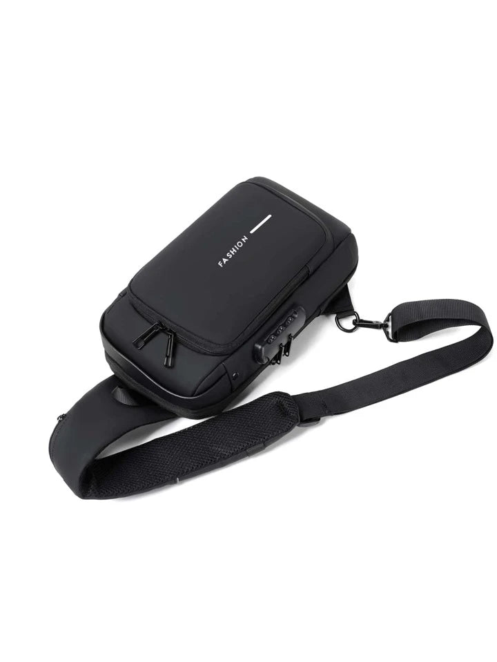 Men’s Sleek Anti-Theft Crossbody Sling Bag
