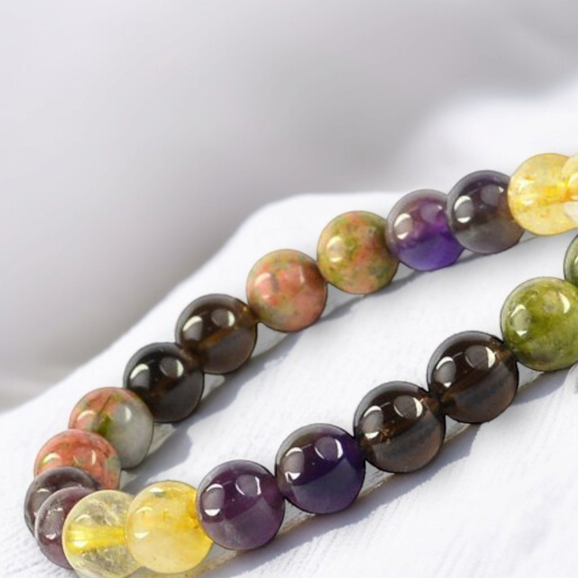 Multi-Stone Healing Energy Bracelet