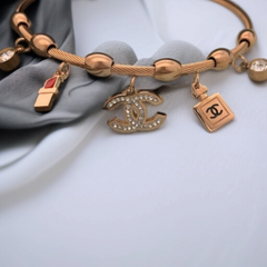 Rose Gold-Plated Anti-Tarnish Charm Bracelet – Elegant & Stylish