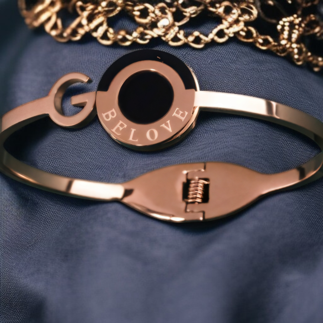 Belove Rose Gold Anti-Tarnish Bracelet – A Timeless Statement of Love & Elegance